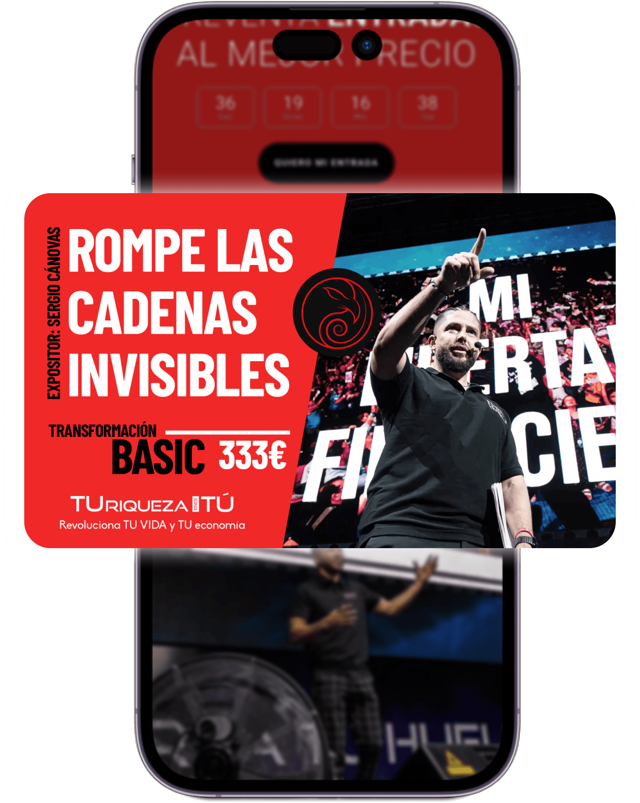 Ticket del evento